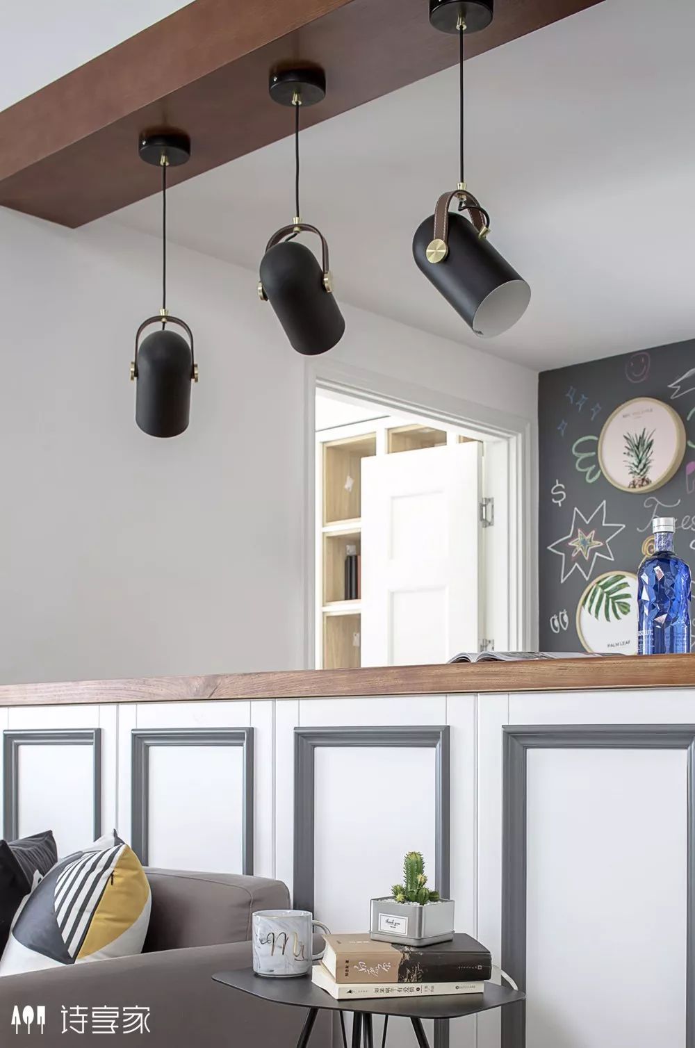 诗享家打造 133㎡北欧风美式线条清新家-52