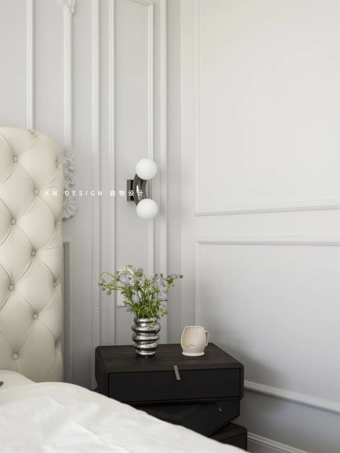 现代轻奢法式家居设计丨启物设计-58
