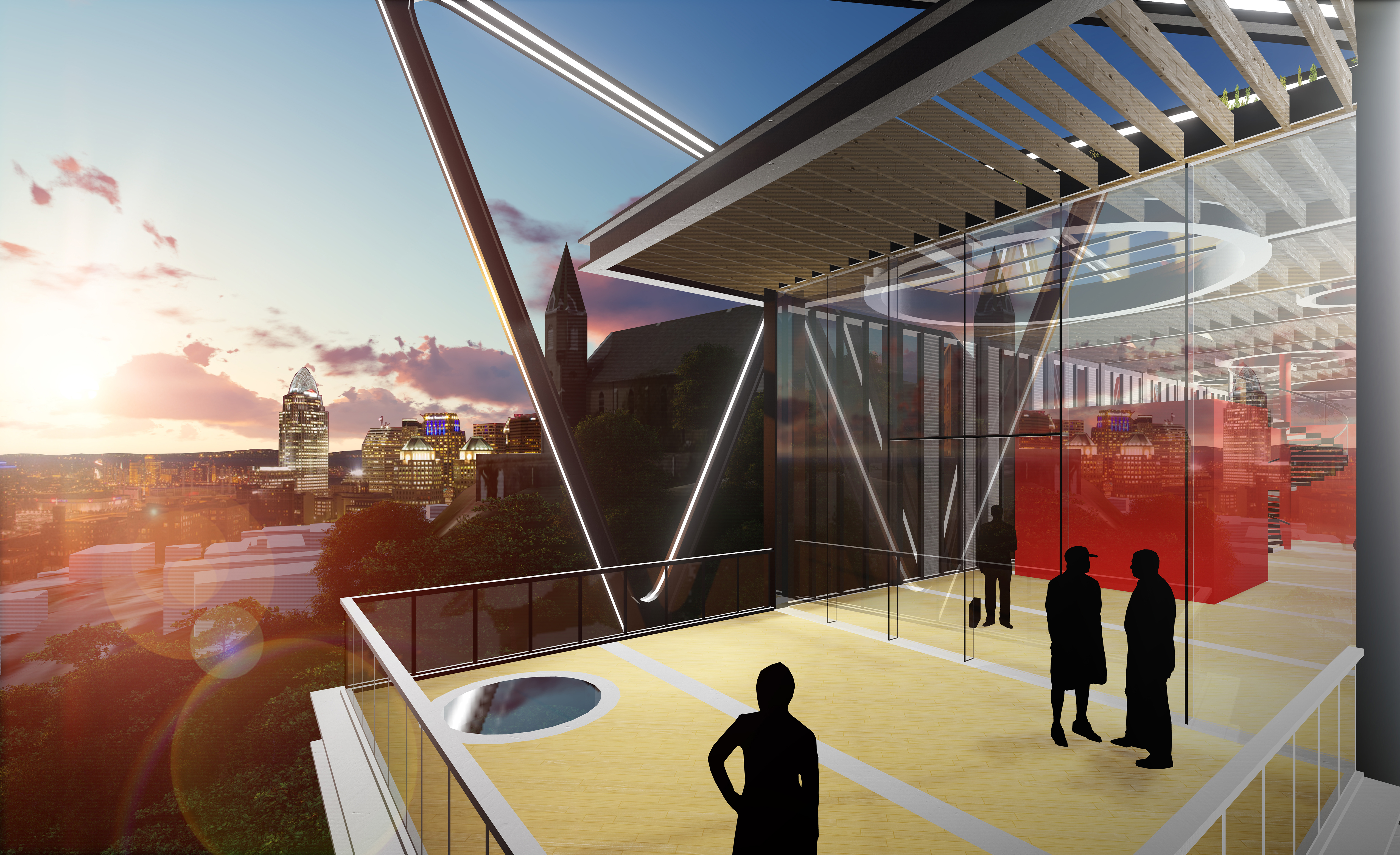 天空之桥 · Cincinnati 城市新地标丨美国辛辛那提丨elevar design group-12