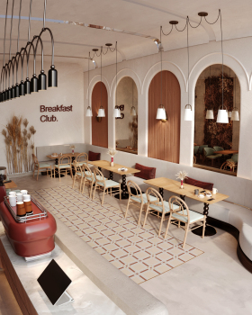 早餐俱乐部咖啡馆丨阿曼丨A  Plus Studio