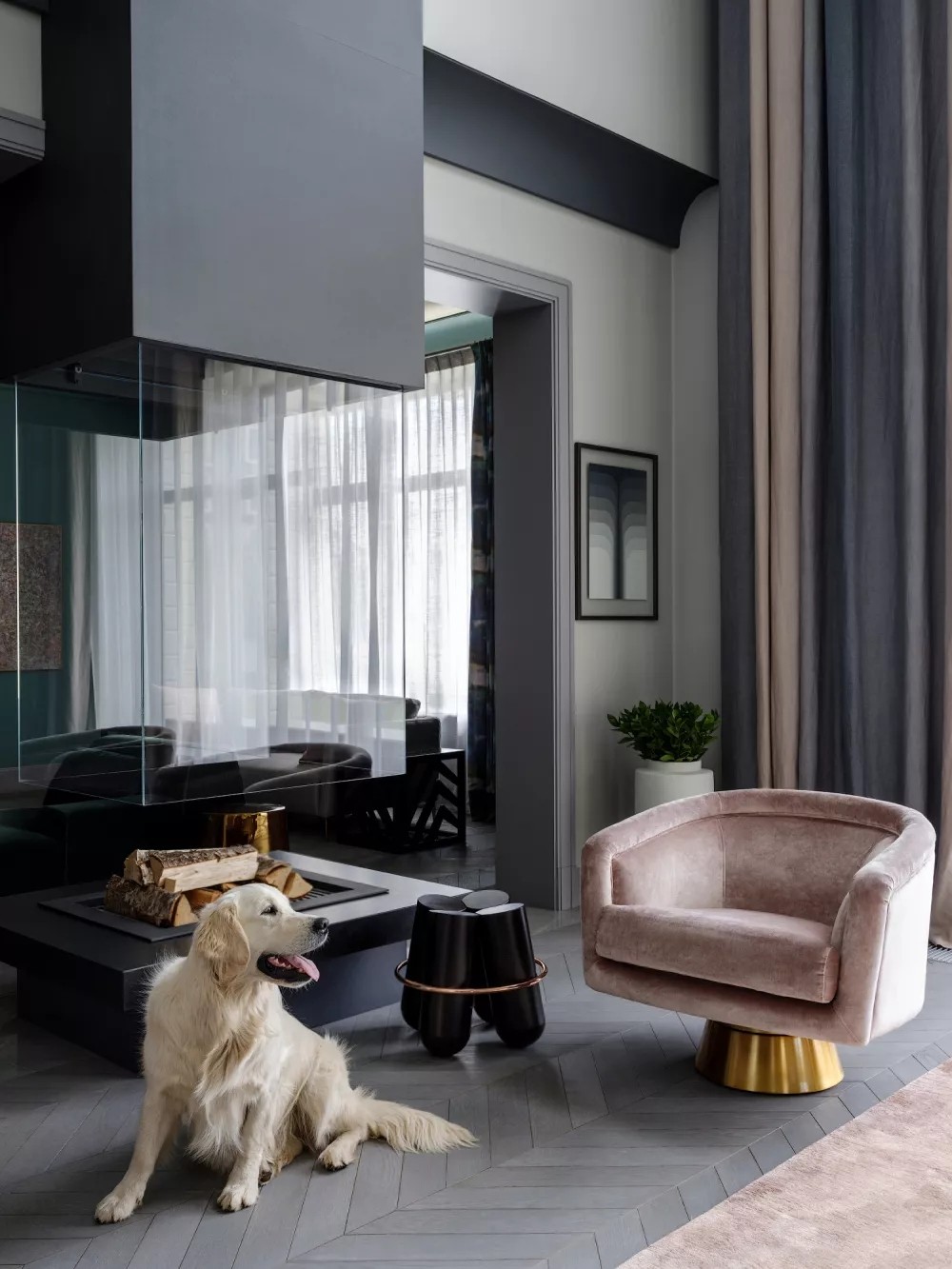 莫斯科优雅轻奢风的别墅-18