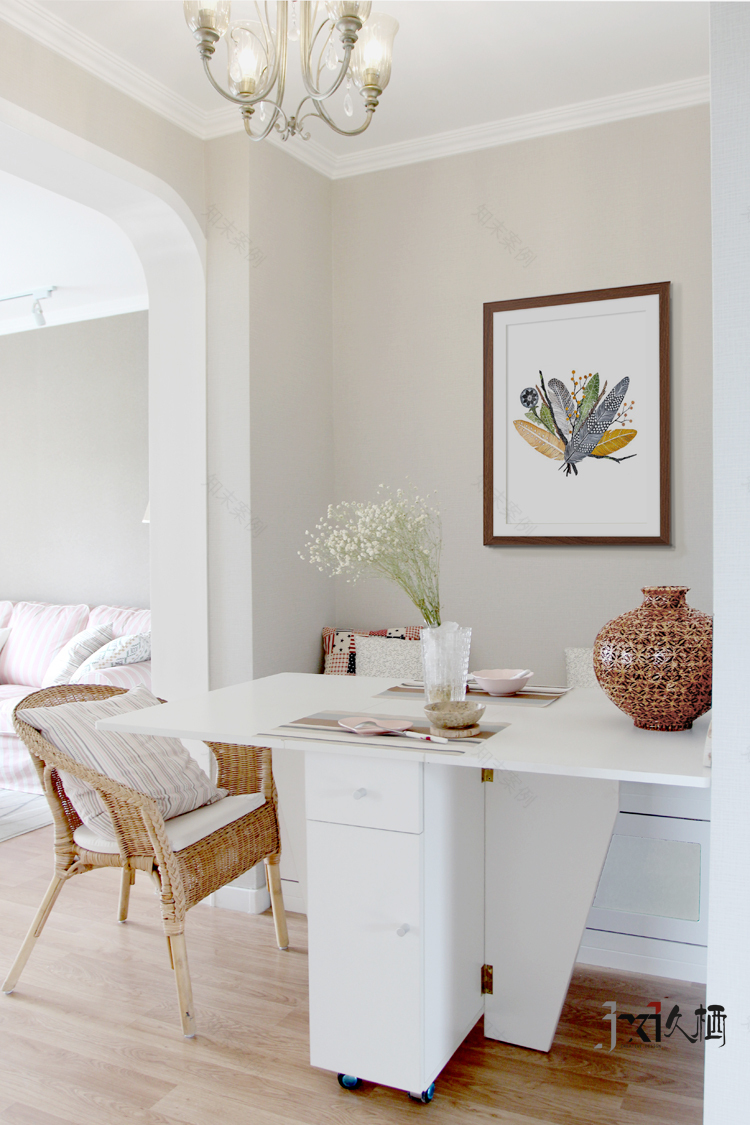 北京阎村乐活城 80 平现代美式家居,自由不羁的清新文艺风-10