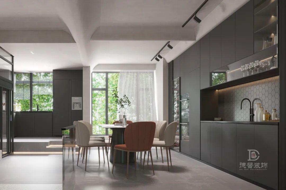 广州琶洲雅郡花园现代法式混搭别墅设计丨中国广州丨德馨装饰-17