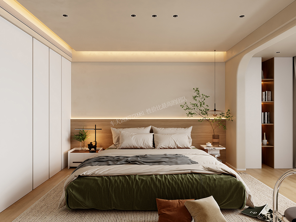 奶油风 单身公寓-3