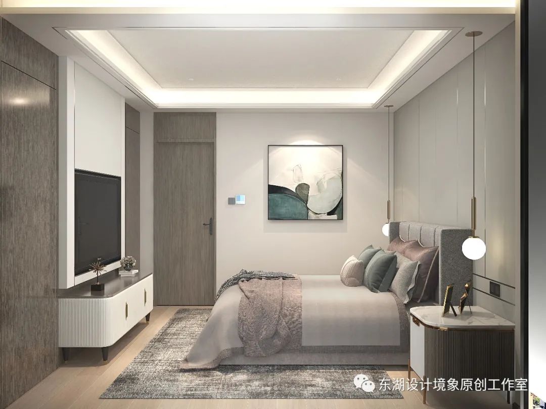 美加湖滨新城 · 独一无二的现代家居设计丨东湖设计境象原创工作室-43