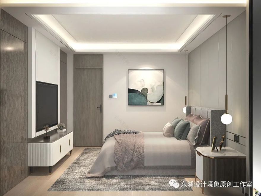 美加湖滨新城 · 独一无二的现代家居设计丨东湖设计境象原创工作室-43