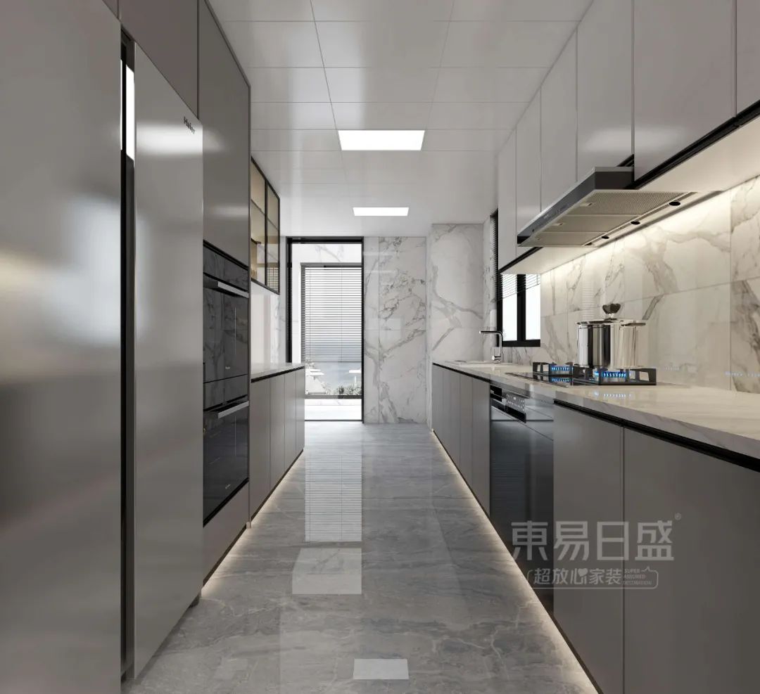 257㎡现代极简大平层装修，临窗即心动-21