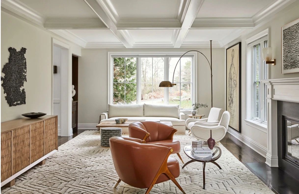 纽约郊区复古之家设计丨美国纽约丨Sharon Rembaum-12