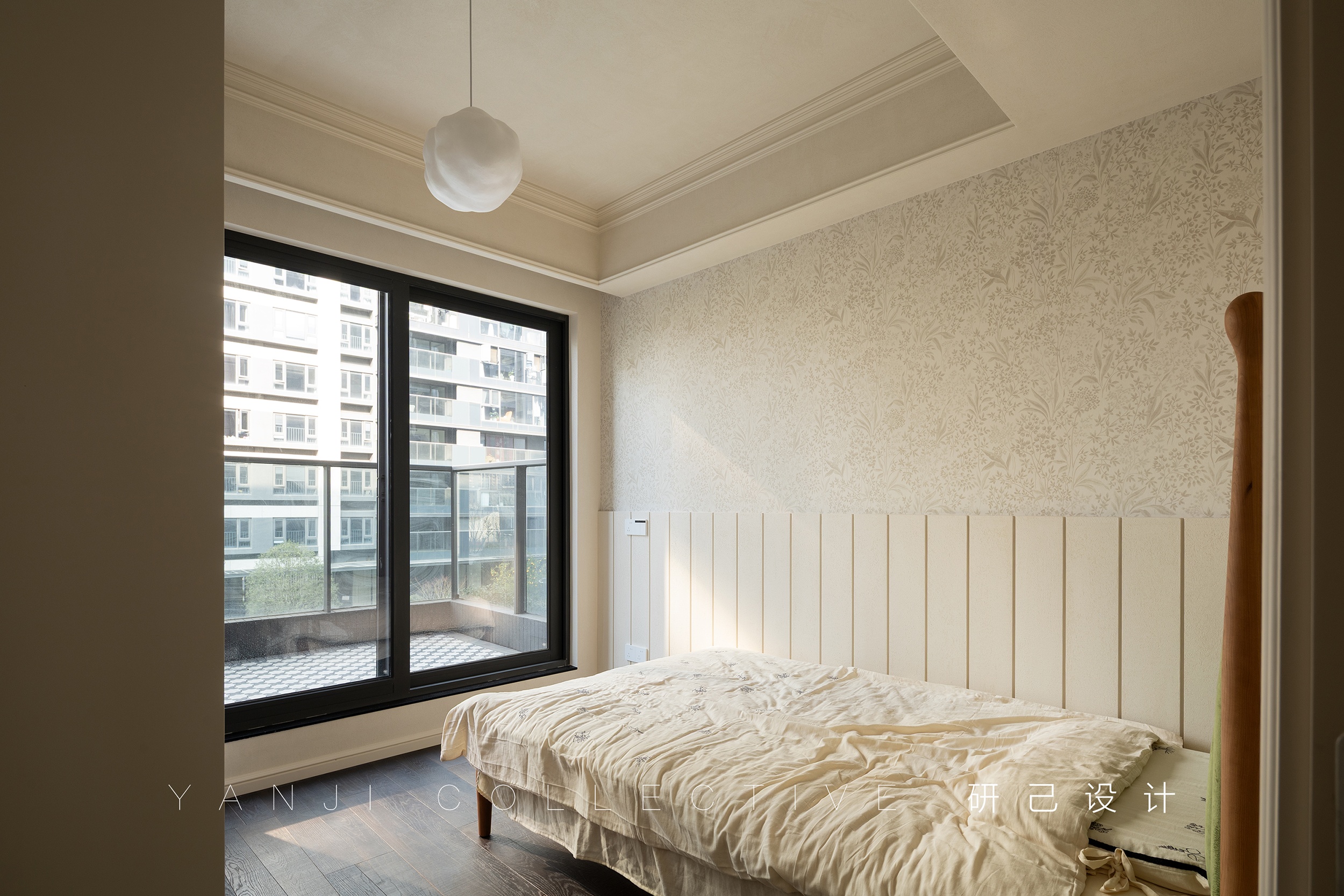 研己实景 · 当法式没有角花!143平诠释优雅质感的家丨中国北京丨研己设计-41