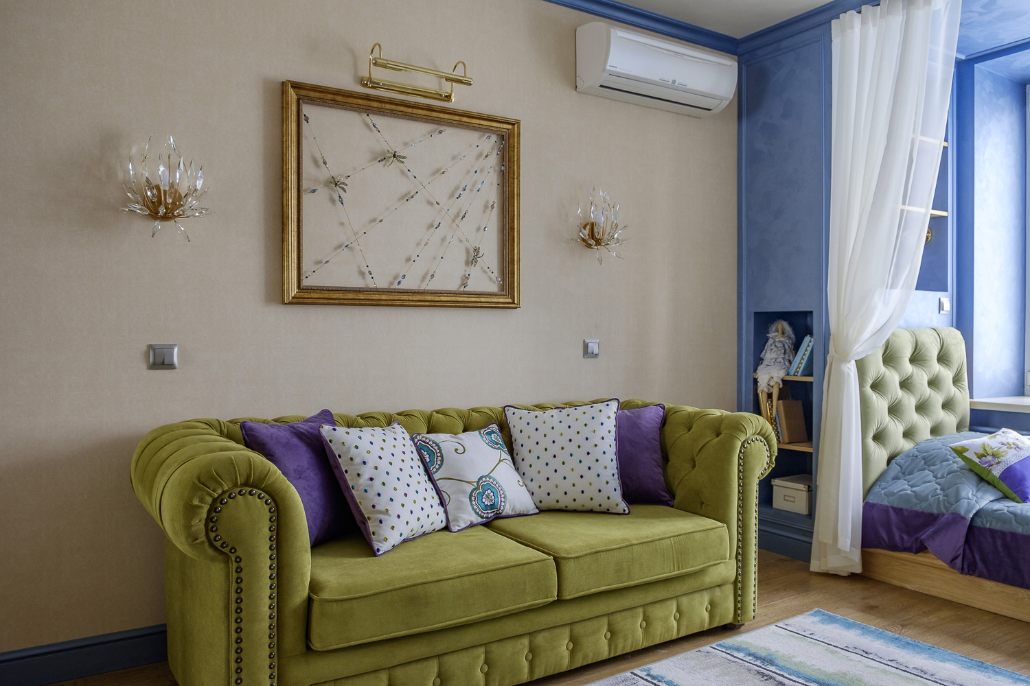 为叶莲娜·沃罗比约娃女儿设计的儿童房丨俄罗斯莫斯科丨Надежда Кузина（娜杰日达·库济娜）-17