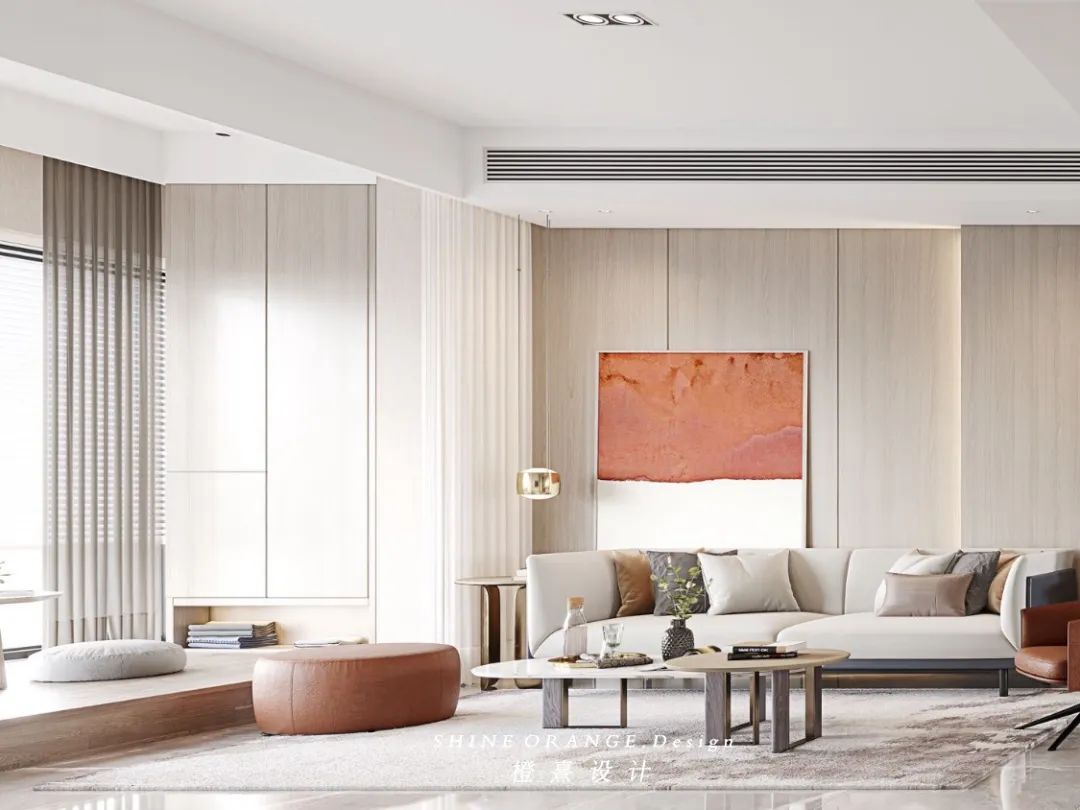 《橙熹设计》90 后业主的通透婚房,自然光与空间的完美融合-21