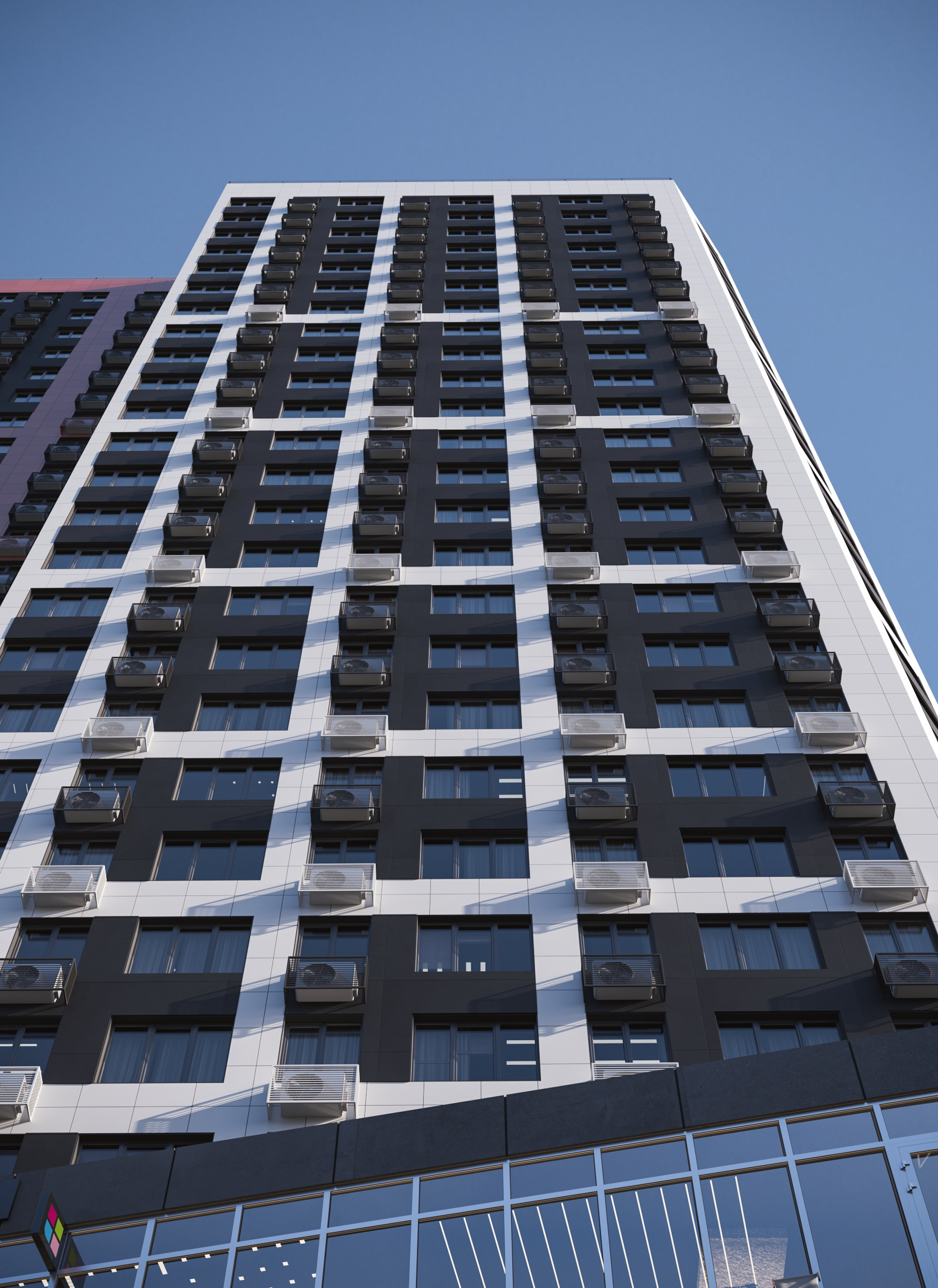 多层建筑外立面草图丨俄罗斯丨Alexey Aleev-7