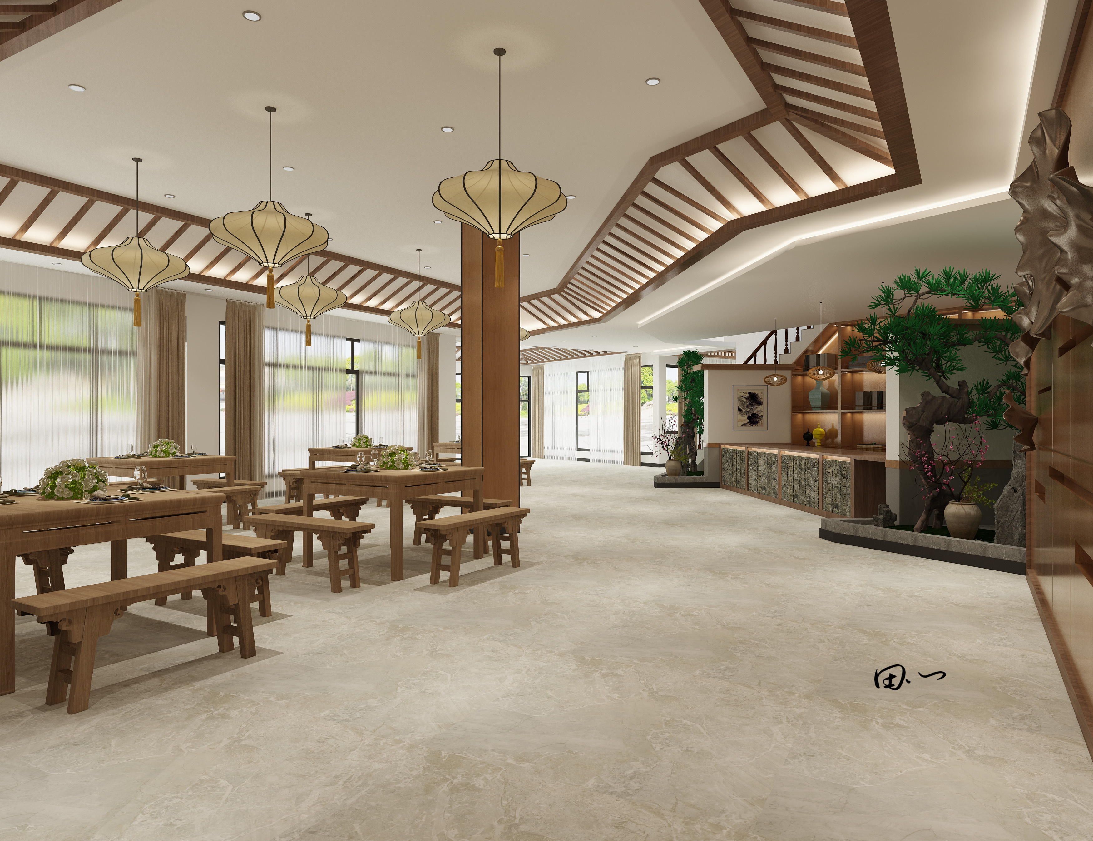 工装——三合山庄*度假酒店-4