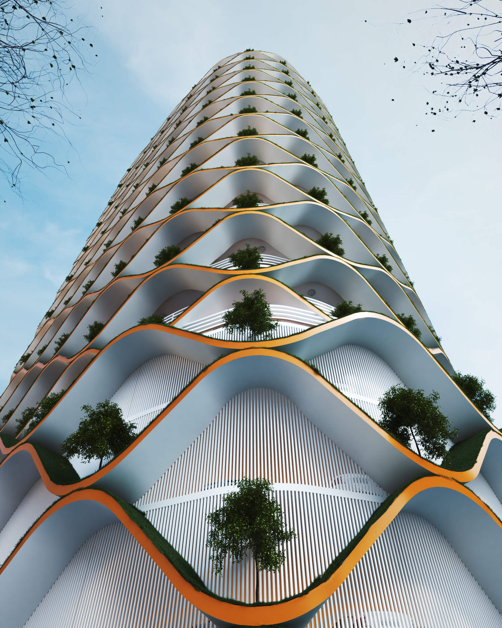 Wave Residential Complex in Mumbai, India by Milad Eshtiyaghi Studio Milad Eshtiyaghi-2