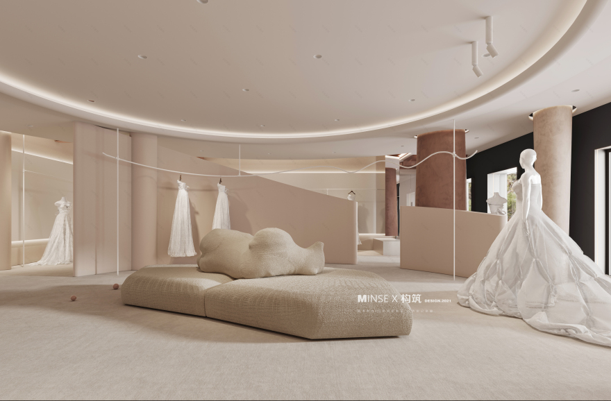 白月光 X 廿柒婚纱体验店丨中国上海丨民舍制作空间设计 X 构筑空间设计-18