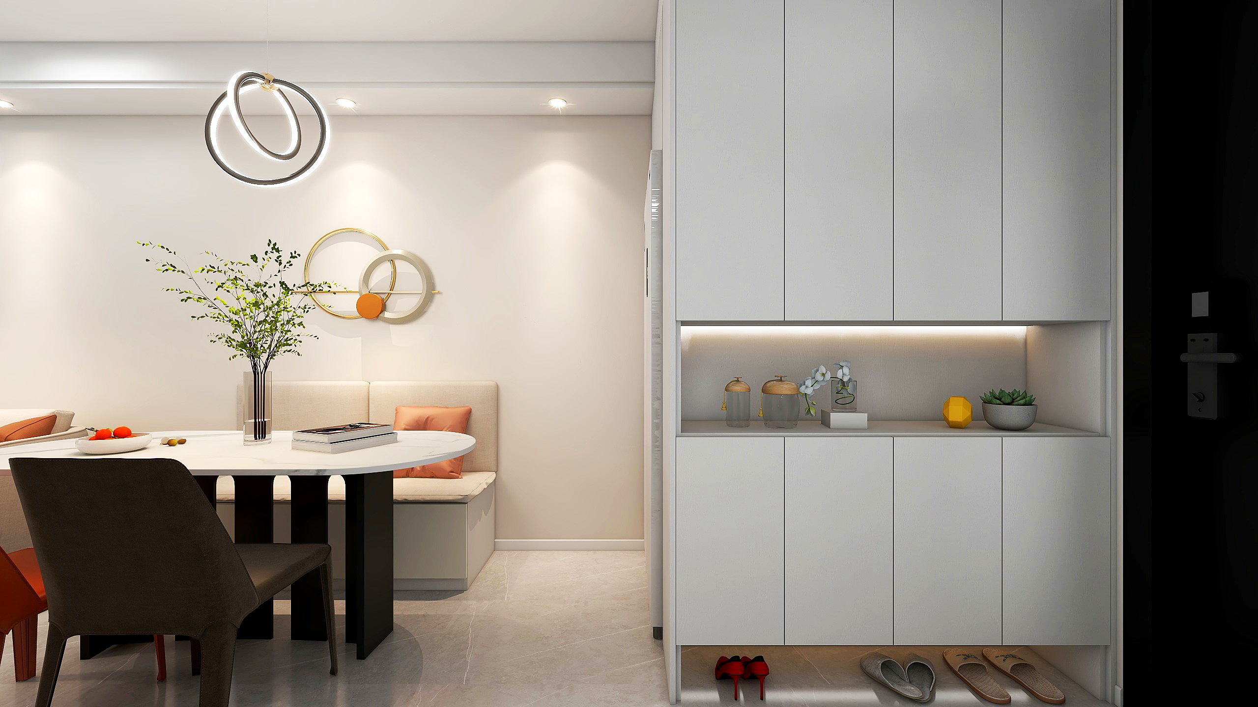 郑州奥体世纪 90 平三房两厅设计丨中国郑州-7