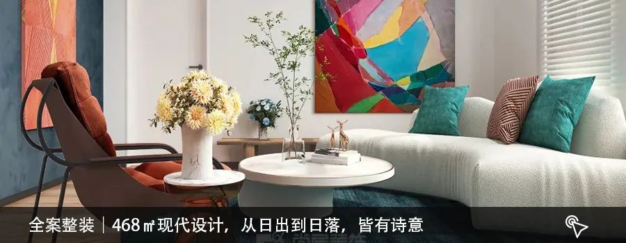 银湖花园×尚层别墅装饰｜杭州400㎡新中式别墅设计，由心生活-97