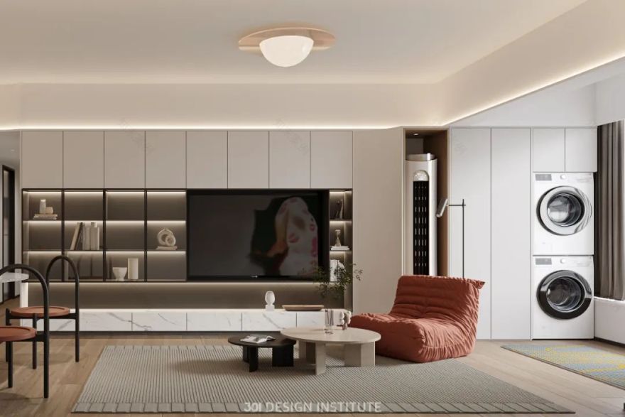 广州越秀区现代简约私宅设计丨中国广州丨301设计研究所-9