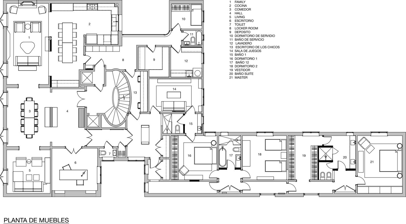 布宜诺斯艾利斯Prewar住宅丨阿根廷布宜诺斯艾利斯丨JILL LEWIS ARCHITECTURE-77