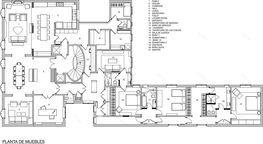 布宜诺斯艾利斯Prewar住宅丨阿根廷布宜诺斯艾利斯丨JILL LEWIS ARCHITECTURE-77