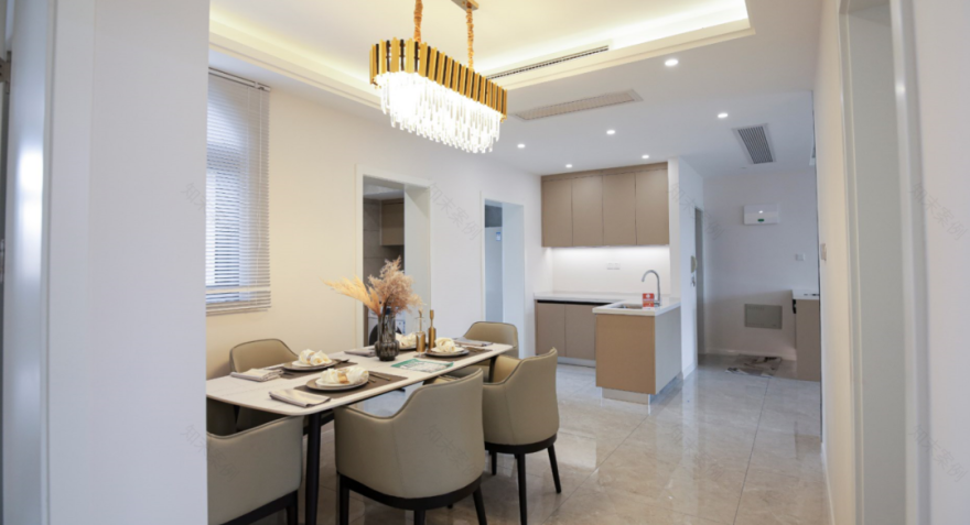 北欧轻奢三室两卫设计丨中国上海丨桔装无忧-48