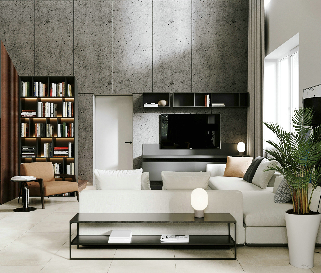 现代极简别墅,低调浪漫的生活诠释-0