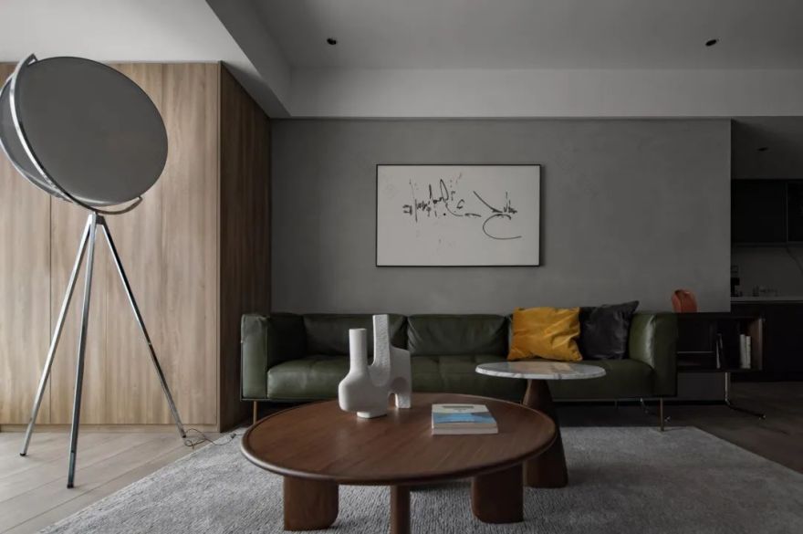 广州 CBD 现代侘寂风住宅丨中国广州丨广州从容装饰工程有限公司-14