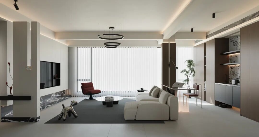 150㎡现代简约丨卓悦城·天阔丨中国湖南丨纵向·空间设计-10