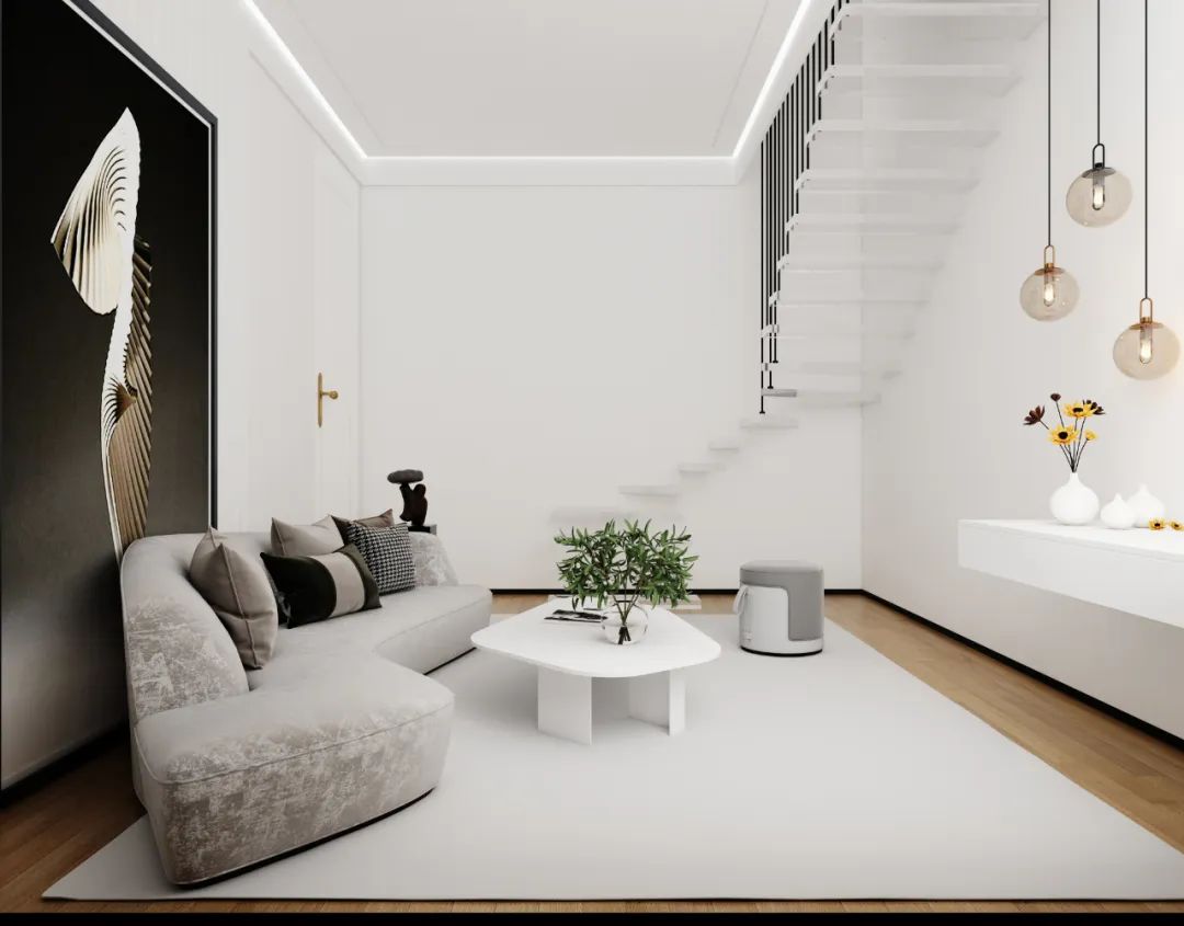 南京 900㎡极简雅宅 | 白色光影里的时光艺术-34