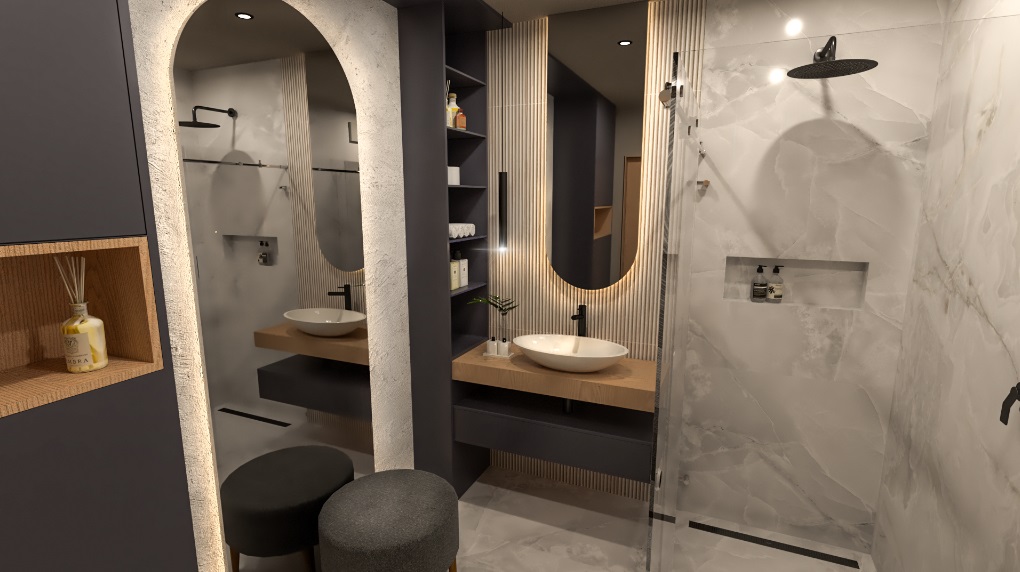 Diseño de Showroom de indumentaria dental.-16