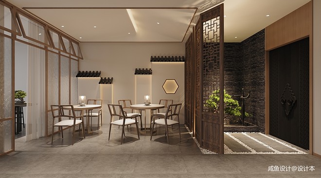 30万元休闲空间260平米装修案例·原木风茶室-12