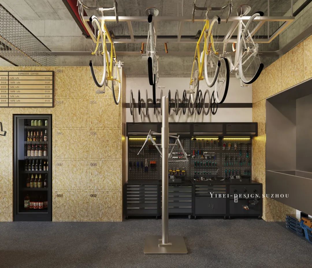 当海洋板与型材重塑自行车空间丨商业空间设计丨YIBEI DESIGN SUZHOU-6