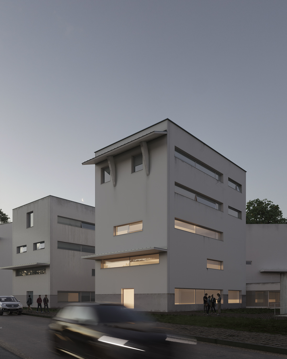 葡萄牙波尔图 FAUP 大学 Block H 建筑设计丨ALVARO SIZA-7
