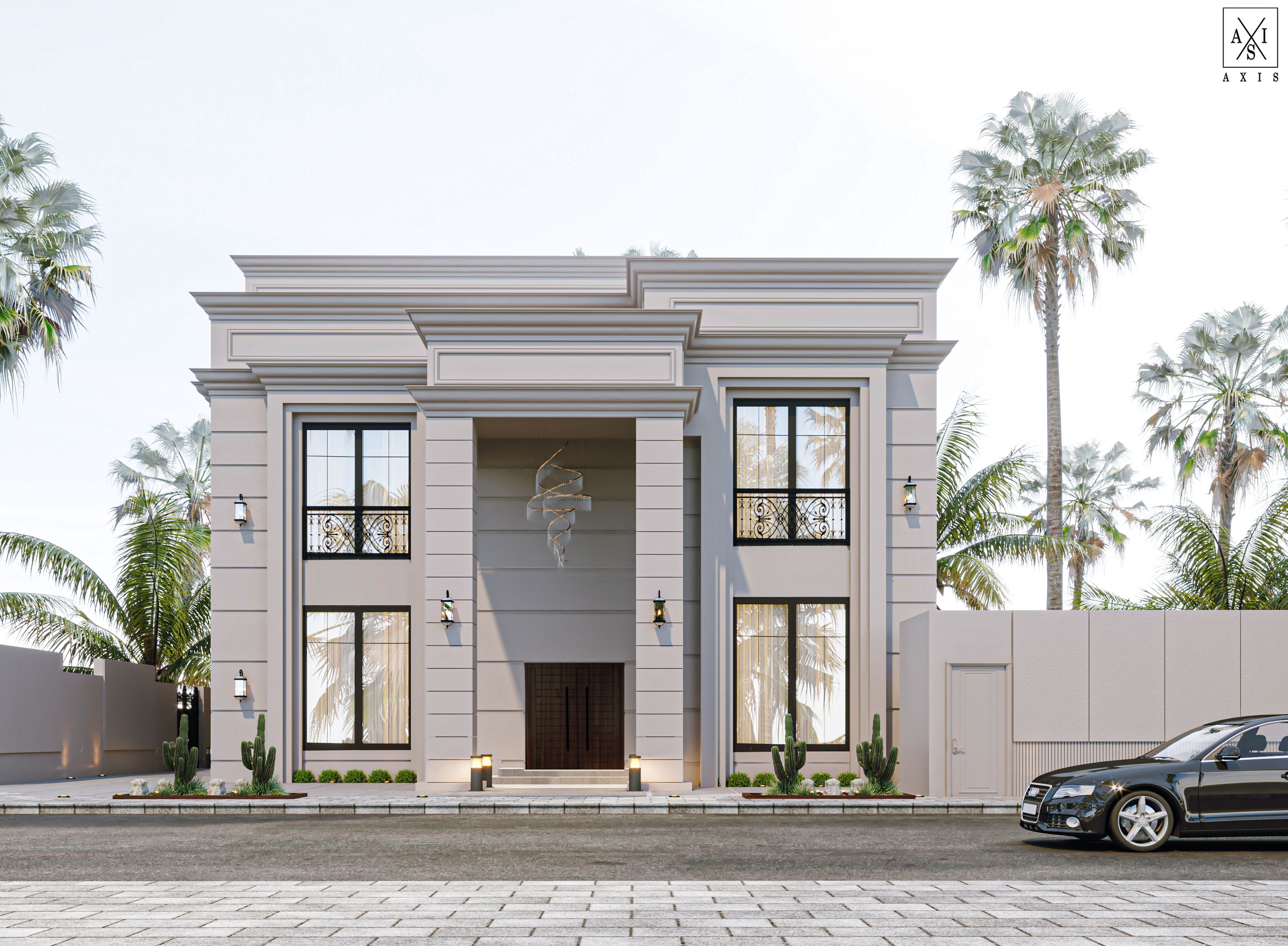 新古典别墅丨沙特阿拉伯丨Axis Architects-6