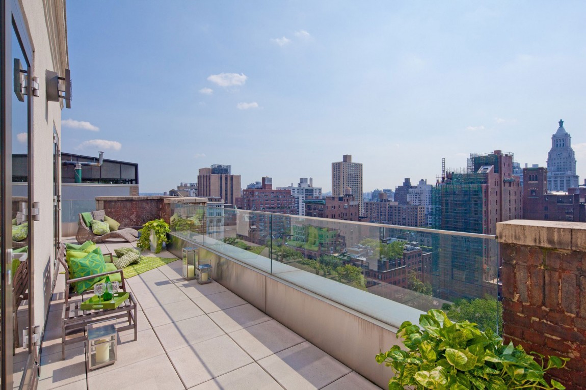 极简优雅，纽约顶层复式公寓-10