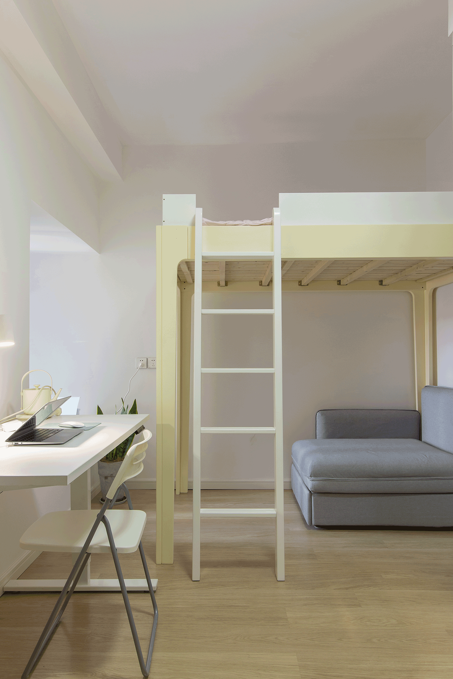 90 平米现代北欧混搭，打造极简生活空间-52