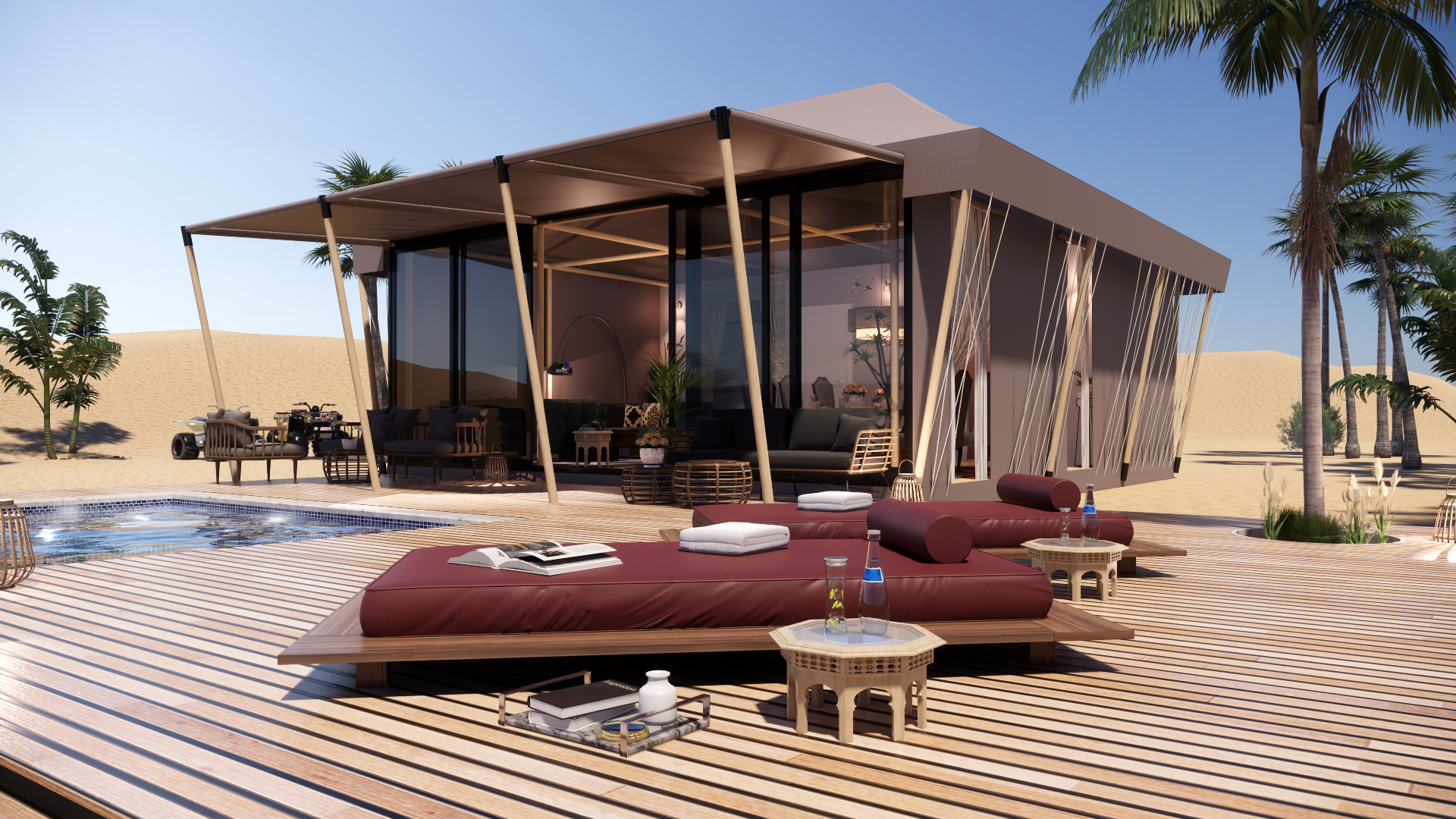 Arab Boutique Tent - ADRIA-10