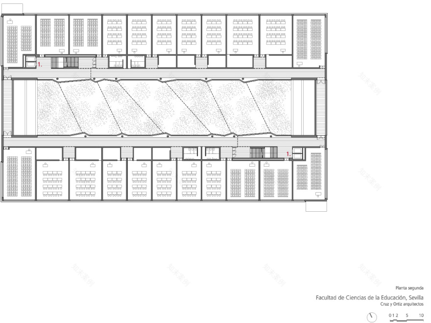 塞维利亚大学科学教育学院 · 创新的叠加建筑设计-63