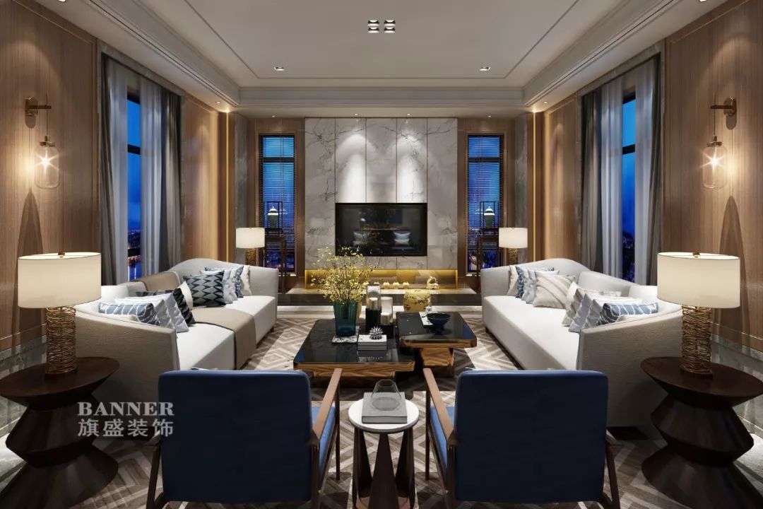 藏山水于室,借自然于形 | 西安绿地简中式家居设计-28