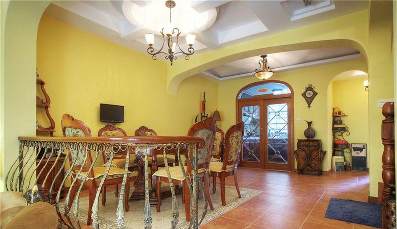 松江丽水馨庭别墅美式风格装修完工案例展示-7