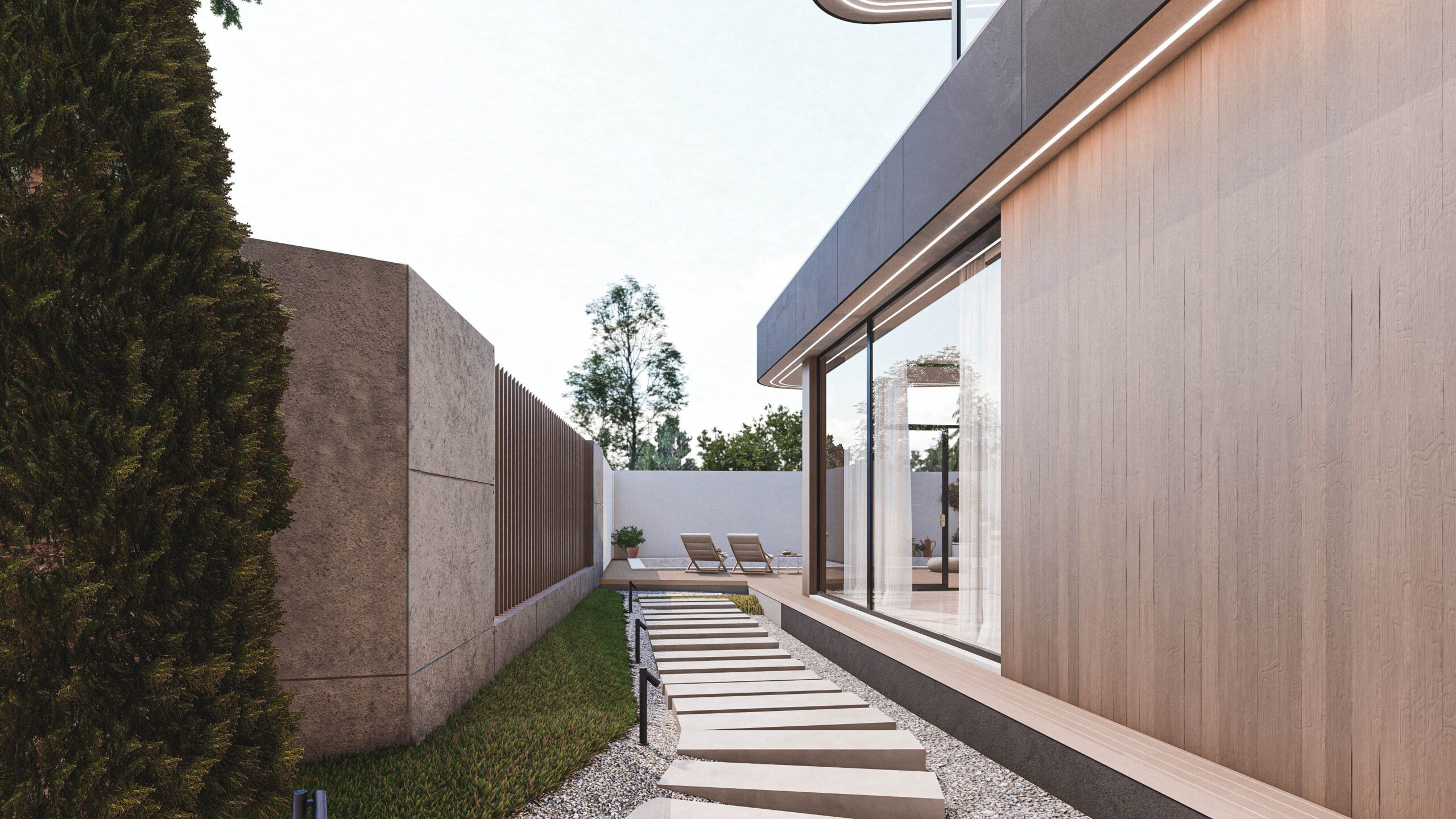 380㎡极简风格住宅项目丨ARXY工作室-18