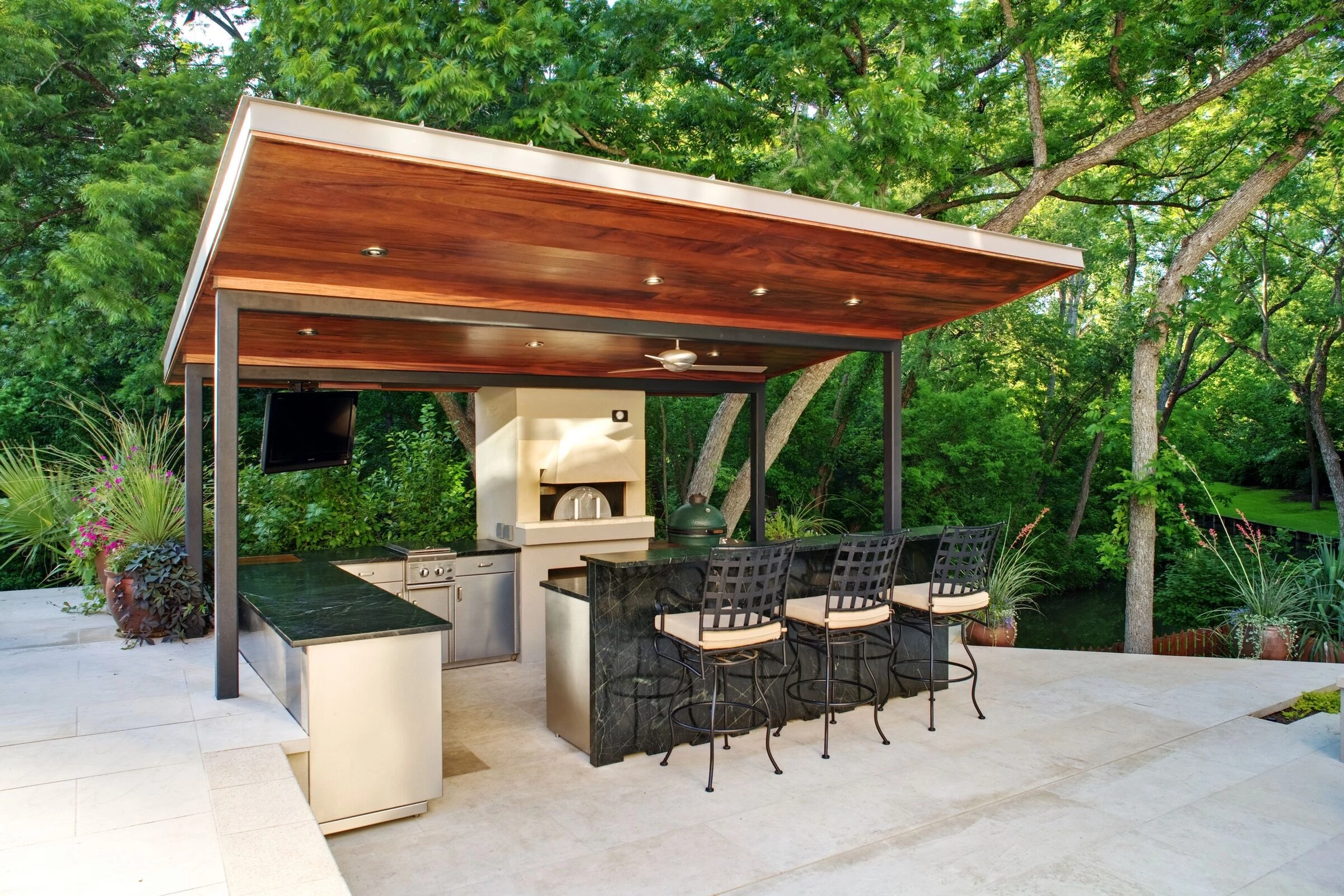 湖畔户外厨房-7