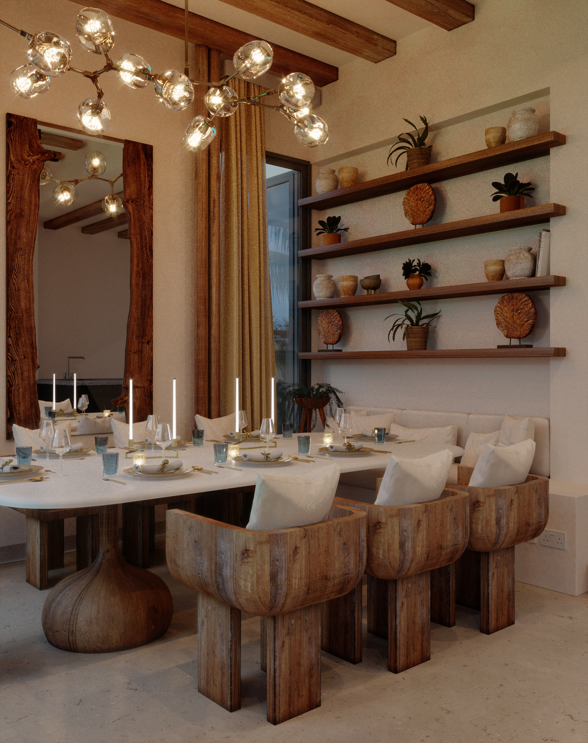 城市波西米亚风格室内-7