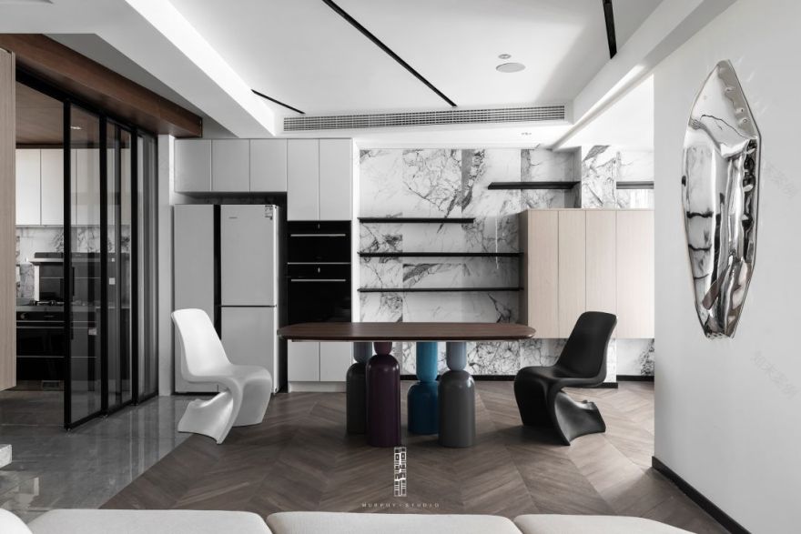 全屋智能家居的现代风住宅,舒适便捷的空间设计-26