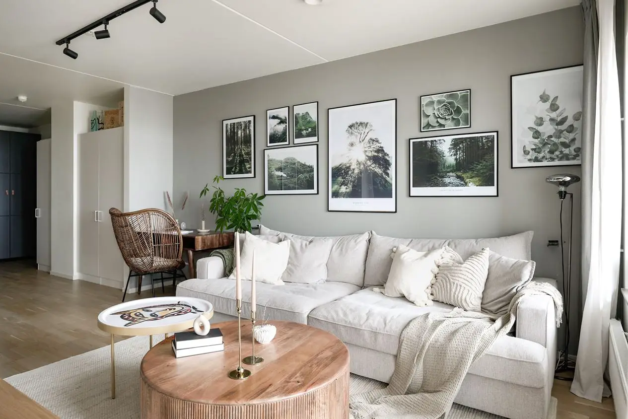 色彩与木质的温暖 | 58m2 公寓的温馨设计-9