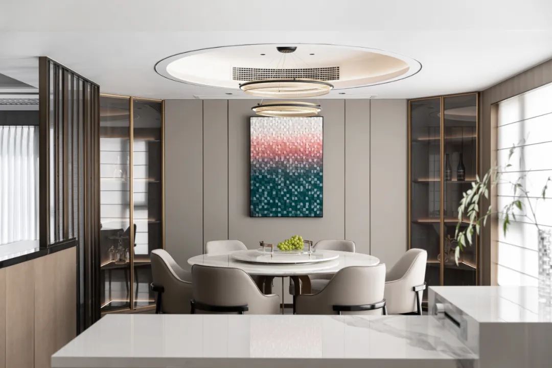 山水国际 · 现代轻奢的宁静家居空间丨中国杭州丨品冠设计-15