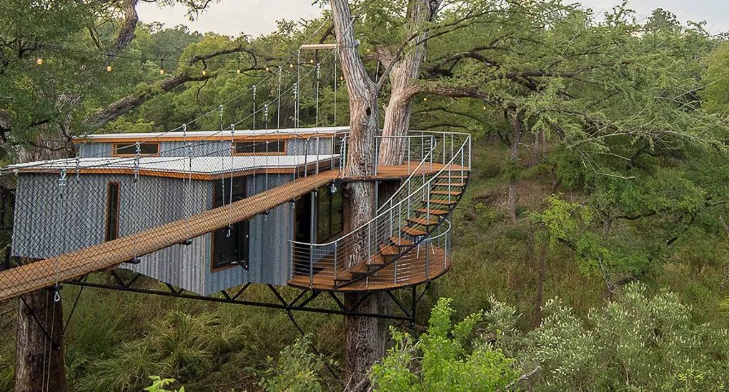 德克萨斯州横溪树屋 | 自然与艺术的完美融合-19
