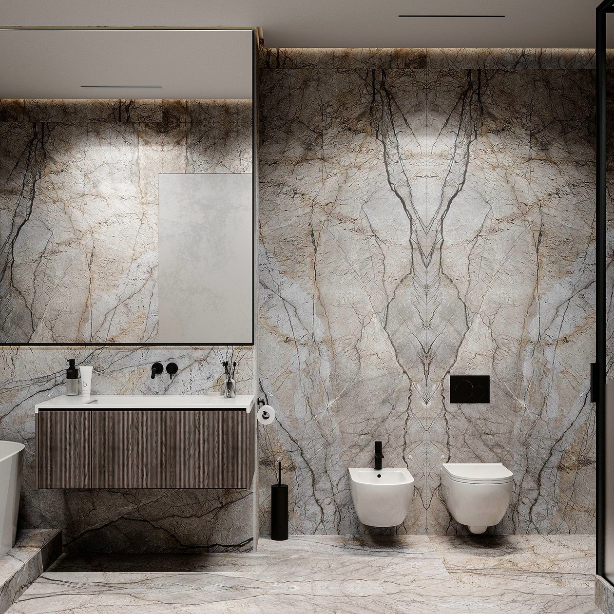 现代深色公寓 质感简约！-19