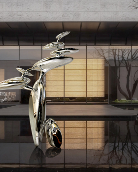 《意境·松风》系列雕塑