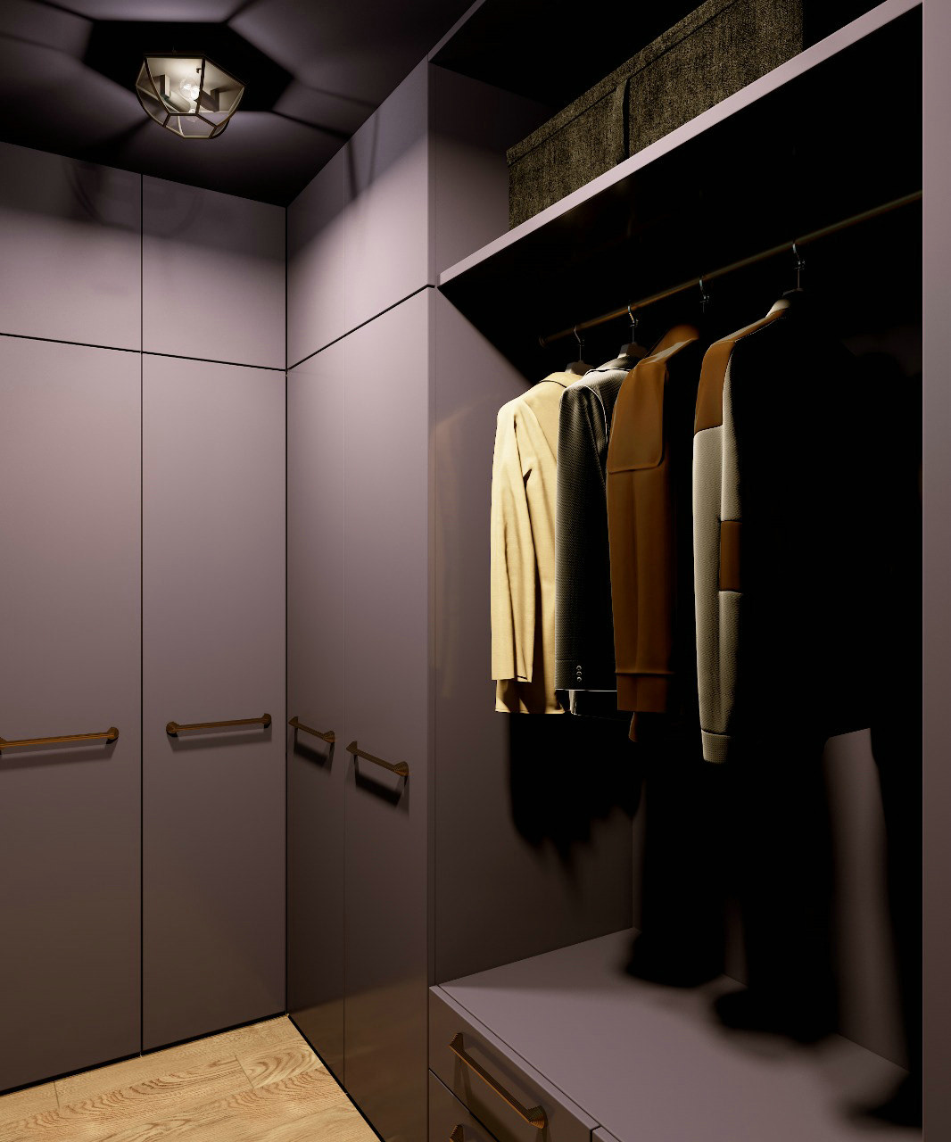 现代轻奢绿色公寓，极简之境的国外小户型设计-6